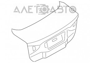 Крышка багажника в сборе Ford Fusion mk5 13-16 с оптикой, с камерой