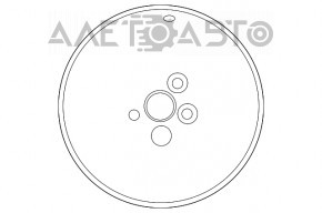 Колісний диск R17 5*114.3 Toyota Camry v50 12-14 usa XLE легка бордюрка