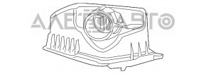 Корпус повітряного фільтра Chrysler 200 15-17 2.4 злам кріп