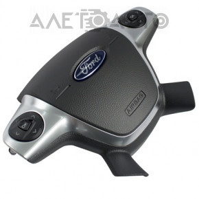 Подушка безопасности airbag в руль водительская Ford C-max MK2 13-18 черн, с кнопками