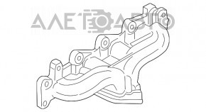 Коллектор выпускной Ford Escape MK3 13- 1.6T