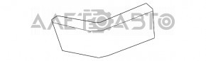 Кріплення заднього бампера ліве Ford Escape MK3 13-16 дорест обламана направляйка