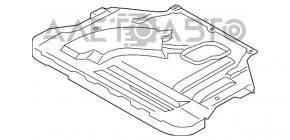 Защита двигателя Ford Escape MK3 13-19 надломана