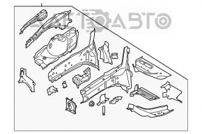Чверть передня ліва Ford Escape MK3 13-16 дорест графіт