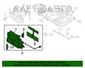 Жалюзи дефлектор радиатора в сборе Ford Focus mk3 11-14 2.0 трещины без мотора слом креп