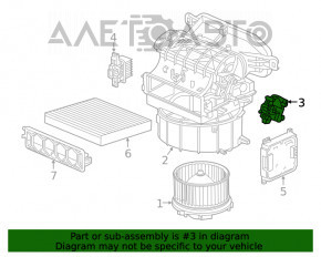Актуатор моторчик привод печки вентиляция Honda Civic X FC 16-21