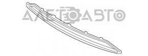 Нижняя решетка переднего бампера Hyundai Sonata 15-17 SE надломы