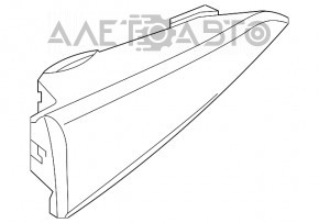 Ліхтар внутрішній кришка багажника лівий Infiniti QX30 17- тріщина