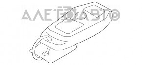 Ключ Lincoln MKZ 13-16 smart, 5 кнопок, потемнів хром