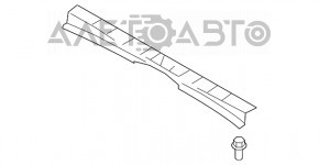 Накладка проема багажника Subaru Forester 14-18 SJ потерта