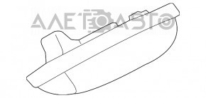 Подсветка номера крышки багажника левая Subaru Legacy 15-19