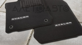 Комплект килимків Toyota Avalon 13-18 ганчірка, черн