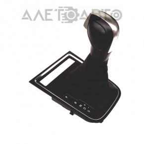 Ручка АКПП с накладкой шифтера VW Jetta 15-18 USA пластик, черная, царапины