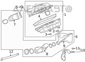 Расходомер воздуха Chevrolet Camaro 16- 3.6