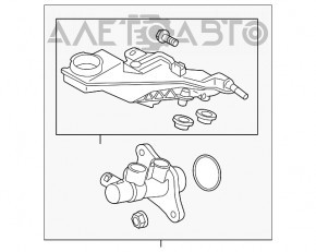 Головний гальмівний циліндр з бачком Mazda CX-5 17-