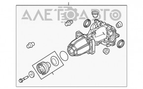 Задній диференціал редуктор Ford Escape MK3 13-16 дорест 1.6t