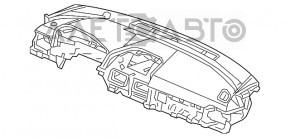 Торпедо передня панель без AIRBAG Honda Accord 18-22 чорний, надрив, тріщина