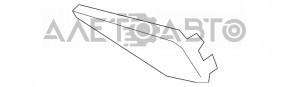Отражатель задний правый Hyundai Sonata 11-13 слом креп