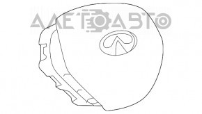 Подушка безопасности airbag в руль водительская Infiniti QX30 17-
