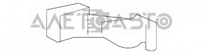Крепление переднего бампера левое Infiniti QX30 17- слом креп