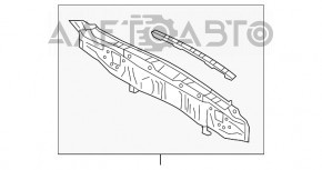 Задня панель Subaru Forester 14-18 SJ графіт