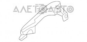 Ручка двери внешняя задняя правая Hyundai Santa FE Sport 13-18 тычки