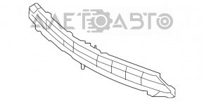 Центральная решетка переднего бампера Toyota Rav4 16-18 рест