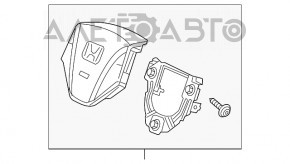 Подушка безопасности airbag в руль водительская Honda CRV 12-14 полез хром