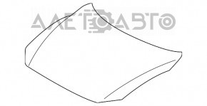Капот голый Mazda 6 13-17 графит 42A