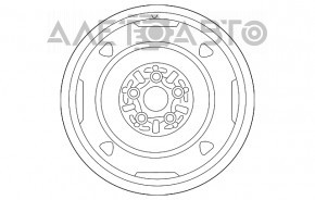 Запасное колесо докатка Toyota Prius 30 10-15 R16