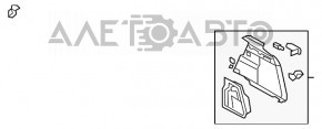 Обшивка арки права Audi Q5 8R 09-17 черн