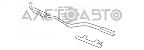 Трос открывания замка капота Audi Q5 8R 09-17 передняя часть