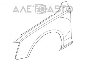 Крыло переднее правое Audi Q5 8R 09-12 дорест