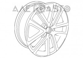 Запасное колесо докатка VW Beetle 12-19 R16 125/90