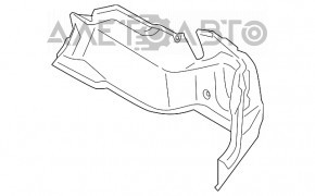 Обшивка арки правая Subaru Legacy 15-19 надорвано крепление
