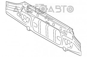 Задня панель Subaru Legacy 15-19 срібло