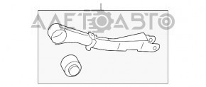Рычаг продольный задний левый Subaru Outback 15-19 потрескан сайлент