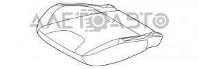 Водительское сидение Ford Focus mk3 15-18 рест, без airbag, мех, тряпка черн, топляк