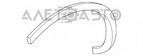 Накладка арки крыла задняя левая Infiniti QX50 19- новый OEM оригинал