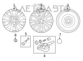 Запасное колесо докатка Mazda 6 13-21 R17 135/70