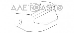 Накладка крила нижня передня лев Nissan Pathfinder 13-20мат