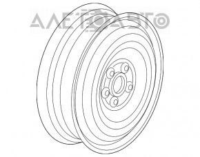 Запасное колесо докатка GMC Terrain 18- R16 135/70