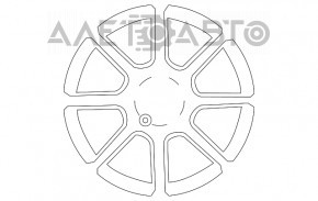 Запасное колесо докатка литой R17 155/70 Subaru Legacy 15-19