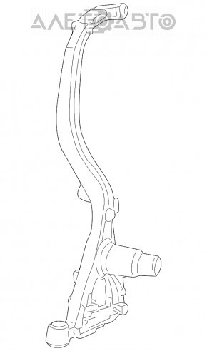 Цапфа со ступицей передняя правая Dodge Challenger 09- rwd
