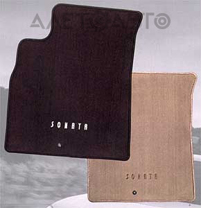 Комплект килимків салону Hyundai Sonata 11-15 чорний ганчірка, під чищення
