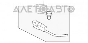 Замок капота Audi A4 B8 08-16 без фішки