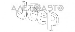 Эмблема надпись JEEP (двери багажника) Jeep Patriot 11-17