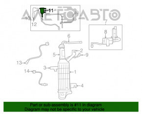Клапан вентиляции топливного бака Jeep Compass 11-16 2.0 2.4