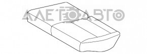 Задний ряд сидений (2 ряд) Ford Focus mk3 15-18 рест, titanium