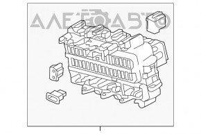 Блок запобіжників подторпедний Nissan Rogue 14-20